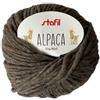Lana Alpaca 50 gr Marrone Scuro Melange