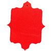 Tag in Feltro Graffe Rosso