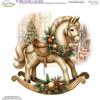 Pannolenci Stampato Cavallo a Dondolo