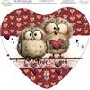 Pannolenci Cuore Gufo
