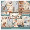 Blocco di Carte Scrap Family cm 30 X 30