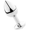Secretplay plug anal alluminio trasparente 8cm 1 St