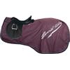 Imperial Riding IRH Super-Dry 0 g, coperta impermeabile per la sudorazione e l'allenamento, senza imbottitura, con chiusura in, orlo della coda e dettagli riflettenti, bordeaux, XL