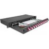 Delock Scatola di giunzione in fibra ottica da 19" 12 x LC Duplex OM4 1U pronta