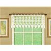 Today's Curtain Medaglione Macramé Mantovana 30,5 cm, Ecru, 35 W x 12 L