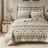 Woolrich John Rich & Bros. Woolrich Set trapunta Cottage Styling rovesciato a tinta unita, cotone, Montana Tribal Tan, Oversize Full/Queen