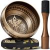 Silent Mind Campane tibetane dell Himalaya Splendidi disegni New Bronze Mantra