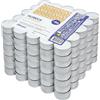 Horeca Candles - Candele Tealight Bianche - 8 Ore di Durata - Set da 200 Candeline Non Profumate - Tea Light Piccole Rotonde - Lumini per Matrimonio, Decorazione, Gastronomia