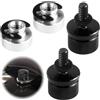 Duluok 4PCS Bulloni per Sedile Moto in Alluminio 6mm Vite Sella Moto Motociclo Bullone Montaggio Tappo a Vite Nero Bulloni di Fissaggio per Sedile Moto per Harley Davidson 2 Viti+2 Dadi(Filettatura 1/4-20)