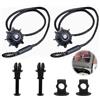 Duluok 2 Pezzi Corda Cappelliera Auto Posteriore Scaffale String 51cm Nero Corda di Fissaggio Universale per Portapacchi Corda con Clip di Fissaggio per Ripiano Posteriore per W Golf 6 5 4 MK6 MK5 GTI R20