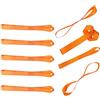 YUZHEDM 8 Pezzi Cinghie di Fissaggio Cinghie Moto Cinghia PP Straps, Accessori Barca Fissaggio Carico Adatto Per Motociclette Quad Mountain Bike Sedie Rotelle Kayak Barche Tosaerba 2,5 x 20,5 cm (8C)