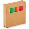 Set evidenziatori da 4 pezzi in scatola kraft High4 personalizzate o neutre
