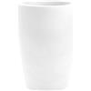 Vaso tondo da interno esterno in resina TYLUS MATT Ø30 H40, BIANCO OTTICO