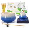 TEANAGOO MATCHA KIT set blu per matcha kit da cerimonia in polvere set da tè