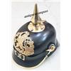 Elmetto bavarese tedesco Pickelhaube Assia WW1 replica in pelle elmetto pruss...