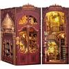 CUTEBEE Book Nook Kit fai da te in miniatura casa delle bambole in miniatura