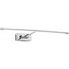 Luce Ambiente e Design APPLIQUE A PARETE LED ANDROMEDA CROMO 4W 470LM 3500K 45,5X21X4,5CM IN METALLO INCLINABILE
