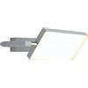 Luce Ambiente e Design APPLIQUE A PARETE LED BOOK BIANCA 18W 1820LM 3000K 22,5X15X10CM ORIENTABILE