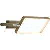 Luce Ambiente e Design APPLIQUE A PARETE LED BOOK ORO 18W 1820LM 3000K 22,5X15X10CM ORIENTABILE