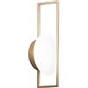 Luce Ambiente e Design APPLIQUE A PARETE LED FOBOS ORO 12W 1900LM CCT 3000K 4000K 6500K 10X34,5CM