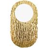 Luce Ambiente e Design APPLIQUE A PARETE LED HOCKEY ORO IN METALLO E ALLUMINIO 6W 700LM CCT 2700 E 3200 E 4000K 36X18X14CM