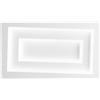 Luce Ambiente e Design APPLIQUE A PARETE LED HYPNOTIC BIANCA 20W 2640LM CCT 3000K 4000K 6500K 35X5X20CM IN ALLUMINIO