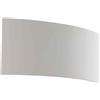 Luce Ambiente e Design APPLIQUE A PARETE MOOD BIANCA 2 LUCI ATTACCO G9 35X8X13CM IN GESSO VERNICIABILE DOPPIA EMISSIONE