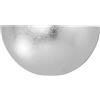 Luce Ambiente e Design APPLIQUE A PARETE MORITZ ARGENTO 1 LUCE ATTACCO E27 25X12,5X12,5CM
