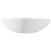 Luce Ambiente e Design APPLIQUE A PARETE MORITZ BIANCA 1 LUCE ATTACCO E27 31X9,5X12,5CM IN GESSO VERNICIABILE