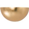 Luce Ambiente e Design APPLIQUE A PARETE MORITZ ORO 1 LUCE ATTACCO E27 25X12,5X12,5CM