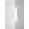 Luce Ambiente e Design APPLIQUE A PARETE PANTHEON IN GESSO 2 LUCI ATTACCO E27 33X18,4X13CM VERNICIABILE