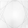 Luce Ambiente e Design APPLIQUE A PARETE PARADISE BIANCA 1 LUCE ATTACCO E27 26X8X26CM IN VETRO SATINATO