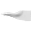 Luce Ambiente e Design APPLIQUE A PARETE PIROETTE BIANCA 1 LUCE ATTACCO R7S 36X10X11CM IN GESSO VERNICIABILE