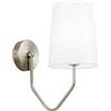 Luce Ambiente e Design APPLIQUE A PARETE SALLY NIKEL 1 LUCE ATTACCO E14 28X31,5X10CM IN METALLO CON PARALUMI