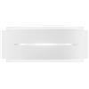 Luce Ambiente e Design APPLIQUE A PARETE SCOTT BIANCA 2 LUCI ATTACCO E14 32X12X13CM IN GESSO VERNICIABILE