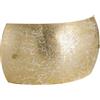 Luce Ambiente e Design APPLIQUE A PARETE VANITY ORO 2 LUCI ATTACCO E14 27X8X15CM IN VETRO DECORO FOGLIA ORO
