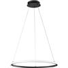 Luce Ambiente e Design LAMPADARIO A SOSPENSIONE LED AXIS NERA 29W 3650LM CCT 3000 4000 6500K 60X150CM