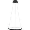 Luce Ambiente e Design LAMPADARIO A SOSPENSIONE LED AXIS NERO 29W 3650LM CCT 3000 4000 6500K 40X150CM