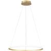 Luce Ambiente e Design LAMPADARIO A SOSPENSIONE LED AXIS ORO 29W 3650LM CCT3000 4000 6500K 60X150CM