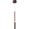Luce Ambiente e Design LAMPADARIO A SOSPENSIONE LED CANDLE BRONZO 8W 720LM 4000K 140X4X50CM BIEMISSIONE