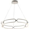 Luce Ambiente e Design LAMPADARIO A SOSPENSIONE LED INFINITY BIANCA 61,5W 5530LM 4000K 78X10X120CM