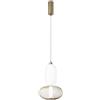 Luce Ambiente e Design LAMPADARIO A SOSPENSIONE LED INKAS ORO IN VETRO 18W 1860LM CCT 3000 E 3500K 42X22X22CM