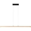 Luce Ambiente e Design LAMPADARIO A SOSPENSIONE LED JOSEPH LEGNO 22W 2750LM CCT 3000K 4000K 125X4,5X150CM