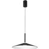 Luce Ambiente e Design LAMPADARIO A SOSPENSIONE LED KHAN NERA 16W 2405L CCT 2700 E 3200K 48X150CM