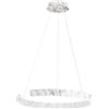 Luce Ambiente e Design LAMPADARIO A SOSPENSIONE LED NAVEL MARMO 30W 3900LM CCT 3000 4000 6500K 60X60X150CM