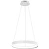 Luce Ambiente e Design LAMPADARIO A SOSPENSIONE LED NIKE BIANCA IN METALLO 40W 5840LM CCT 2700 E 3200 E 4000K D49,5XH5CM