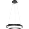 Luce Ambiente e Design LAMPADARIO A SOSPENSIONE LED NIKE NERA IN METALLO 40W 5840LM CCT 2700 E 3200 E 4000K D49,5XH5CM
