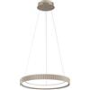 Luce Ambiente e Design LAMPADARIO A SOSPENSIONE LED NIKE ORO IN METALLO 40W 5840LM CCT 2700 E 3200 E 4000K D49,5XH5CM