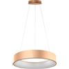 Luce Ambiente e Design LAMPADARIO A SOSPENSIONE LED NOAH ORO 60W 8000LM CCT 3000K 4000K 6500K 60X10X150CM IN ALLUMINIO