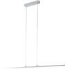 Luce Ambiente e Design LAMPADARIO A SOSPENSIONE LED SHANGHAI BIANCA 29W 3250LM 3000K 100X1,2X150CM IN ALLUMINIO E DIFFUSORE OPALE